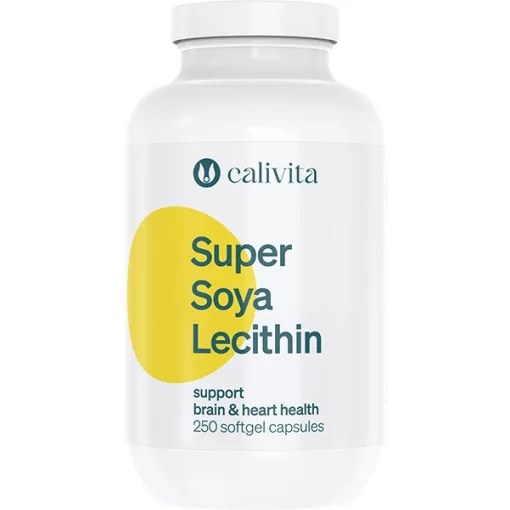 CaliVita Super Soya Lecithin (250 capsule) (250 capsule gelatinoase)Lecitină din soiaÎnapoi