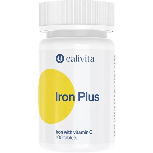 CaliVita Iron Plus (100 tablete)Fier cu Vitamina C