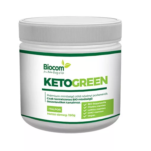 Biocom Ketogreen pulbere din plante verzi