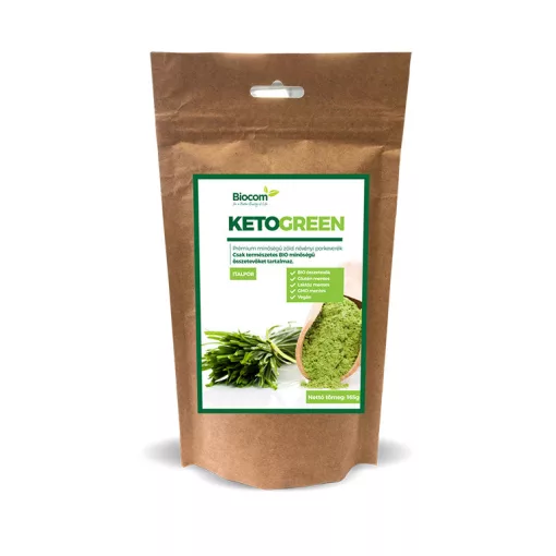 Biocom Ketogreen pulbere din plante verzi rezervă